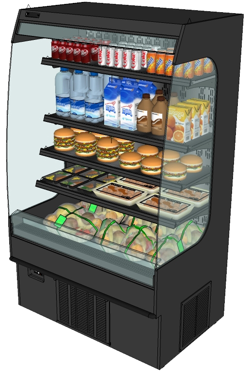 78" tall Grab-N-Go Merchandiser
