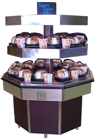 Octagon Island Chicken Warmer -Double Tier